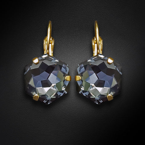 Earrings "Fantasy (Silver Night)" with Swarovski™ crystals